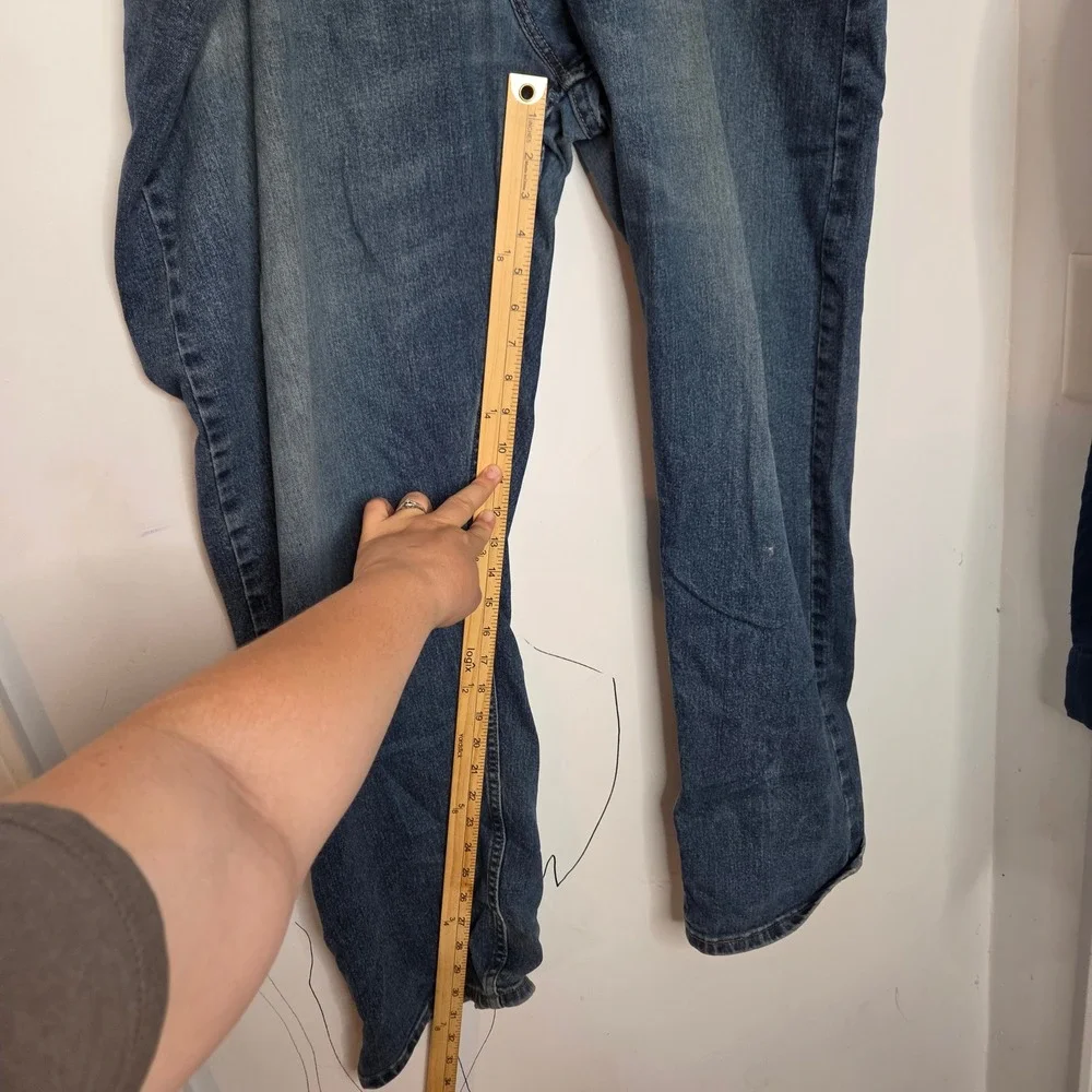 Wrangler‎ Five Star Premium Denim Mens 46x32 Blue Straight Leg Jeans 97FXWXD